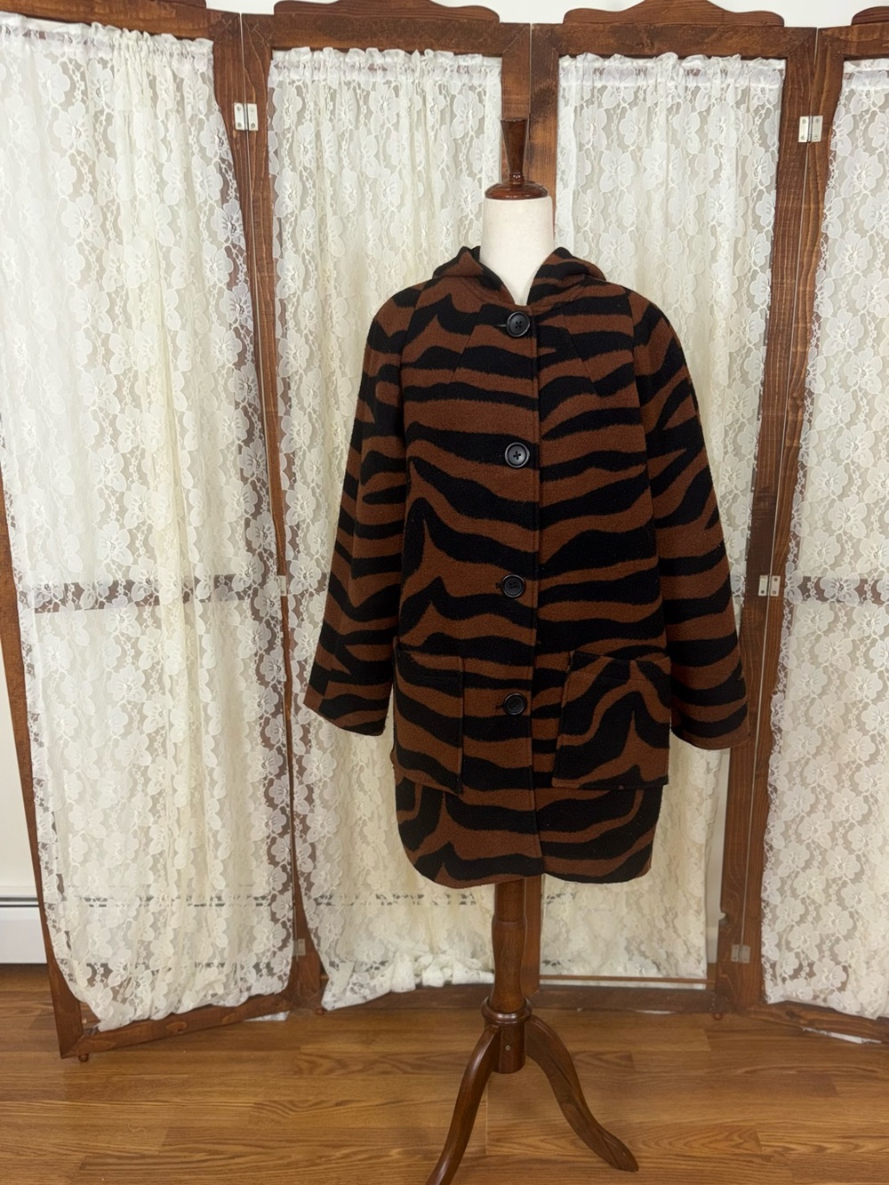 Adorable Vintage Y2K Linea by Louis Dell’Olio Wool Blend Coat